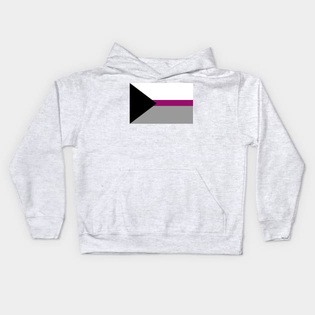 Demisexual Pride Flag Kids Hoodie by DisneyFanatic23